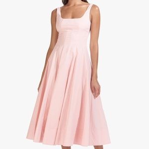 Staud Wells Dress in Strawberry Cream, Size 4